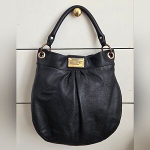 Marc By Marc Jacobs Black Leather Workwear Top Handle Handbag Purse